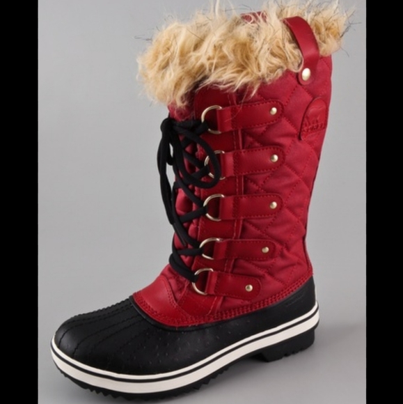 Sorel red Tofino winter snow boots waterproof 6 - Picture 3 of 6